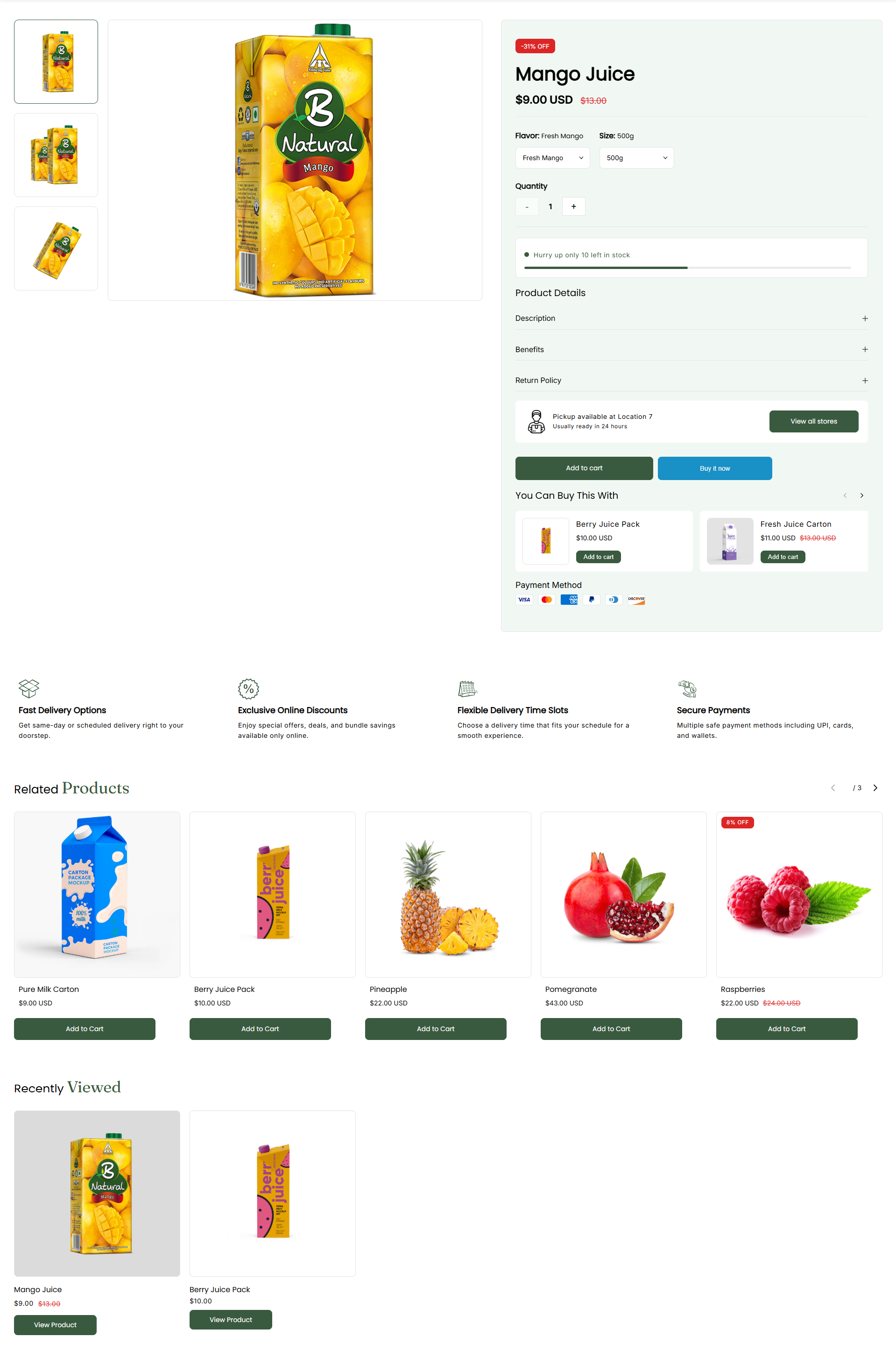 Product Page