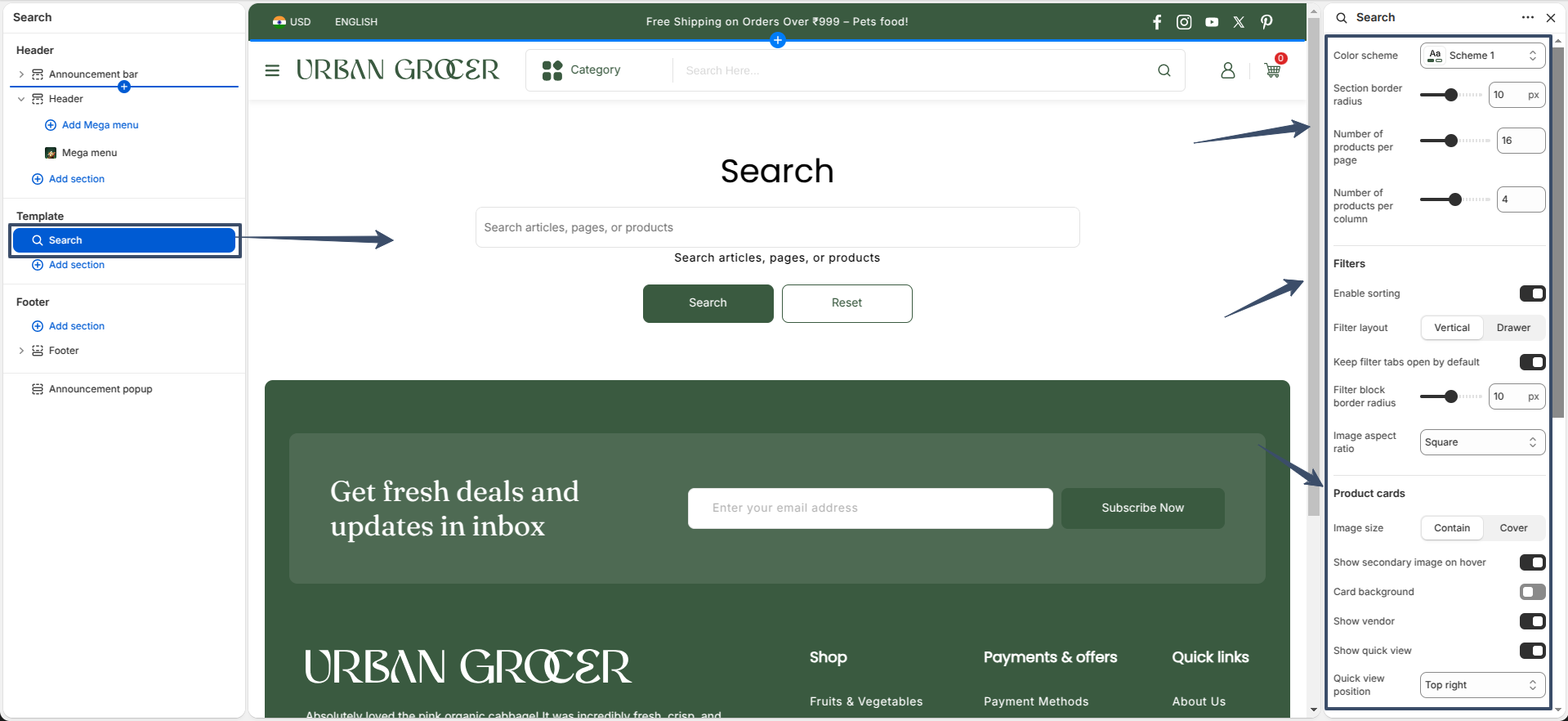 Searchpage