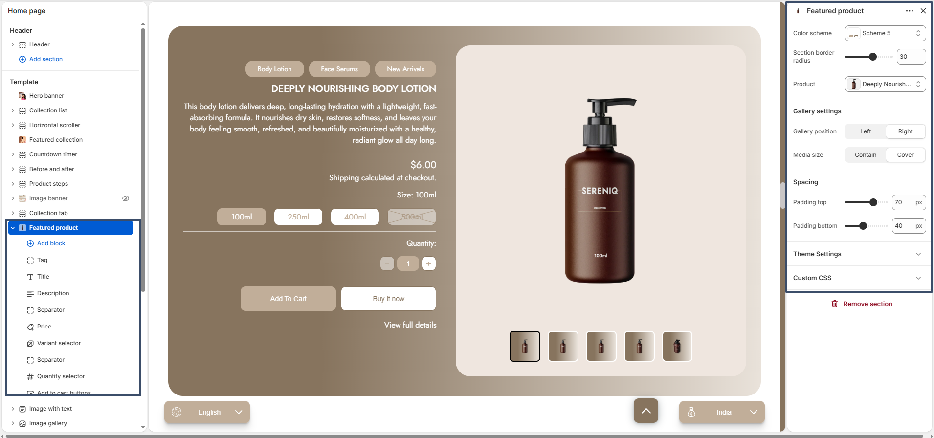 featured product preview