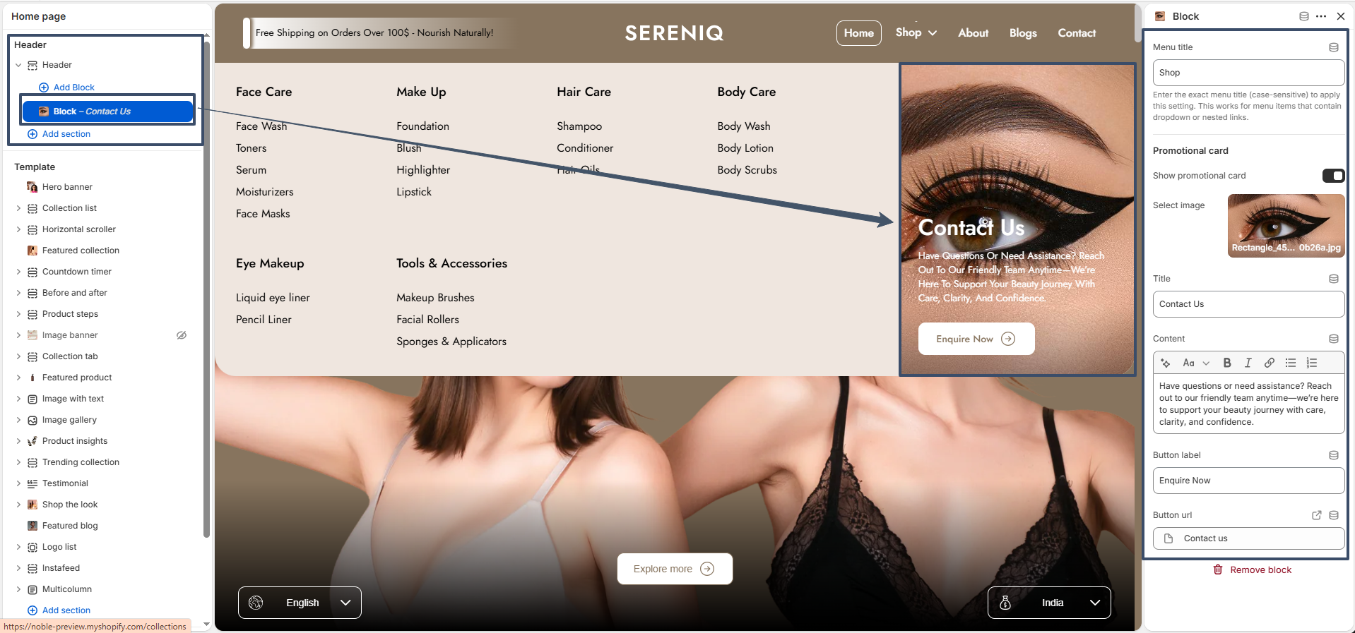 Header Mega Menu