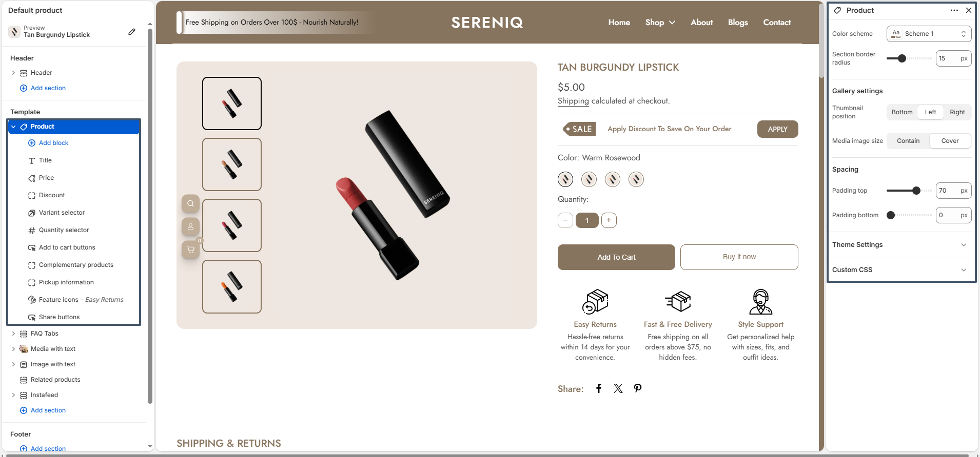 Product Page